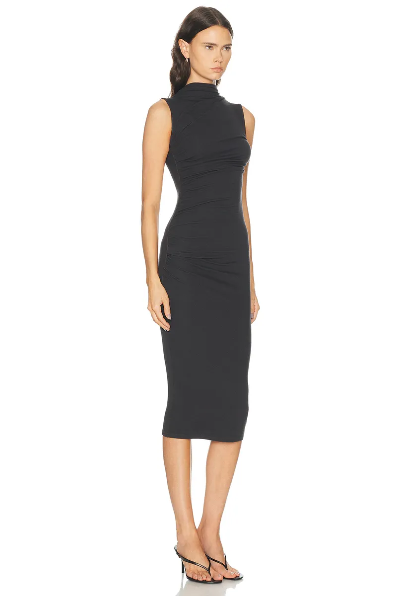 ENZA COSTA for FWRD Sleeveless Twist Midi Dress | Thumbnail 2 ENZA COSTA for FWRD Sleeveless Twist Midi Dress | Thumbnail 2