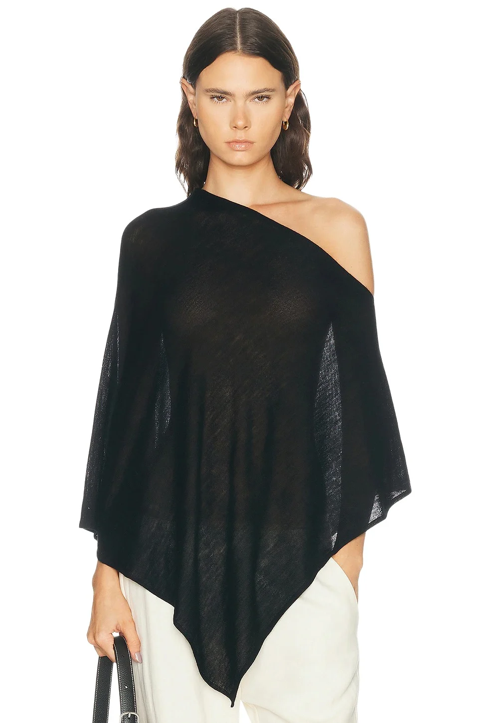 ENZA COSTA Tissue Cashmere Poncho