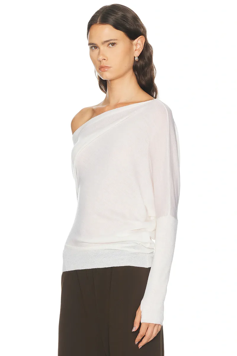 ENZA COSTA Tissue Cashmere Slouch Sweater | Thumbnail 3