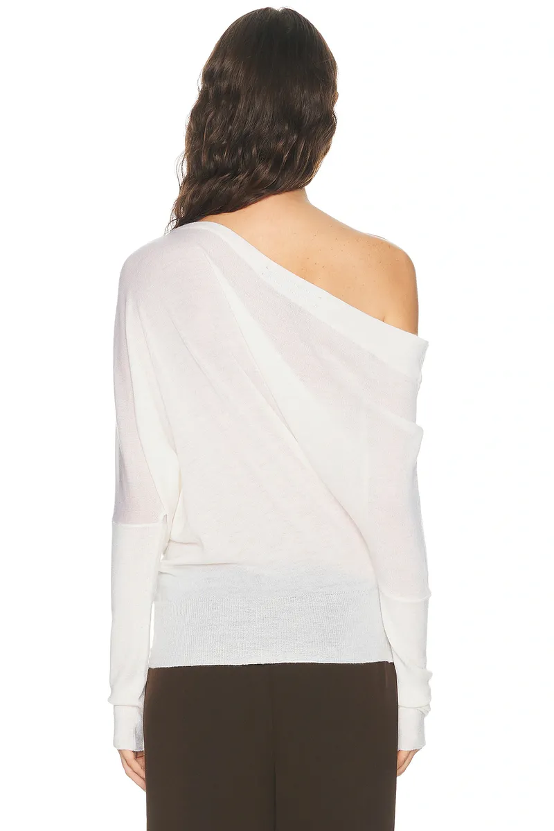 ENZA COSTA Tissue Cashmere Slouch Sweater | Thumbnail 4