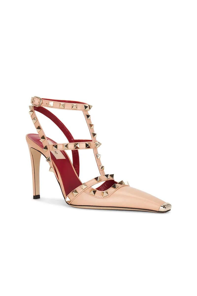 Valentino Garavani Rockstud Ankle Strap Pump | Thumbnail 2