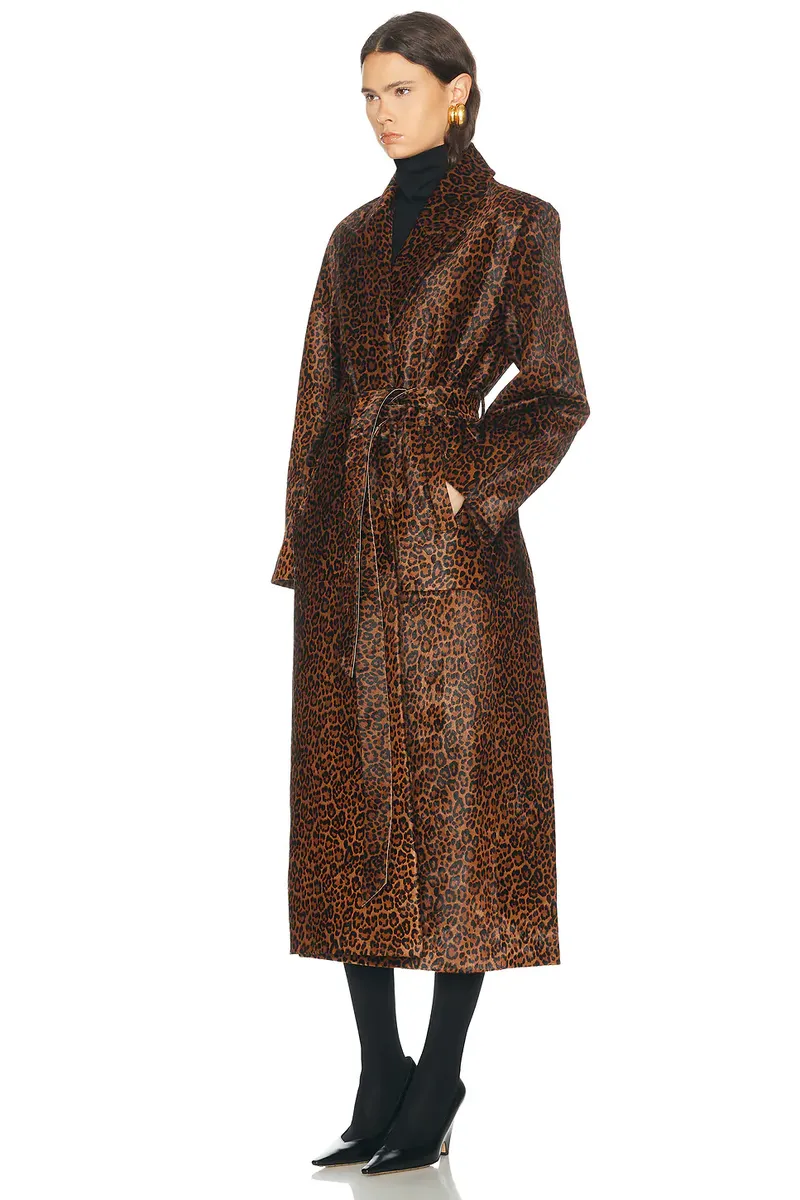 Auter Faux Leopard Pony Hair Topcoat | Thumbnail 3