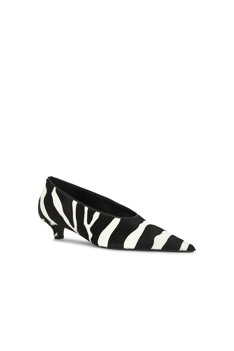 TOTEME Sharp Pony Hair Kitten Pump | Thumbnail 2 TOTEME Sharp Pony Hair Kitten Pump | Thumbnail 2