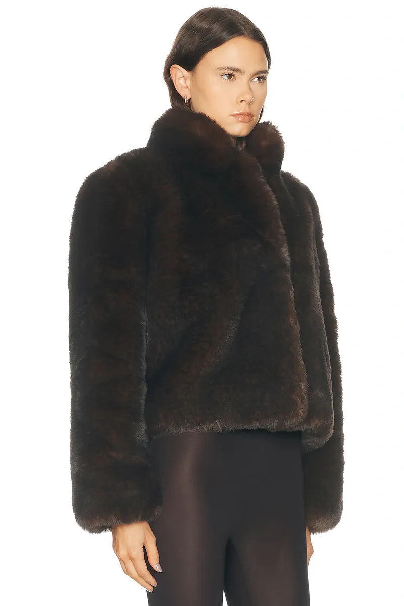 EAVES X Blake Evin Lars Faux Fur Jacket | Thumbnail 2 EAVES X Blake Evin Lars Faux Fur Jacket | Thumbnail 2