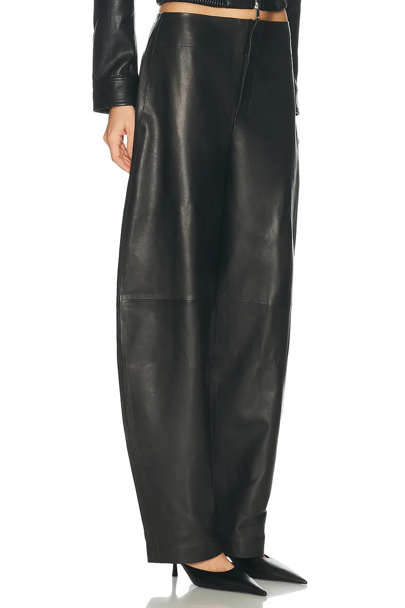 EAVES Mai Sculptural Leather Pant | Thumbnail 2 EAVES Mai Sculptural Leather Pant | Thumbnail 2