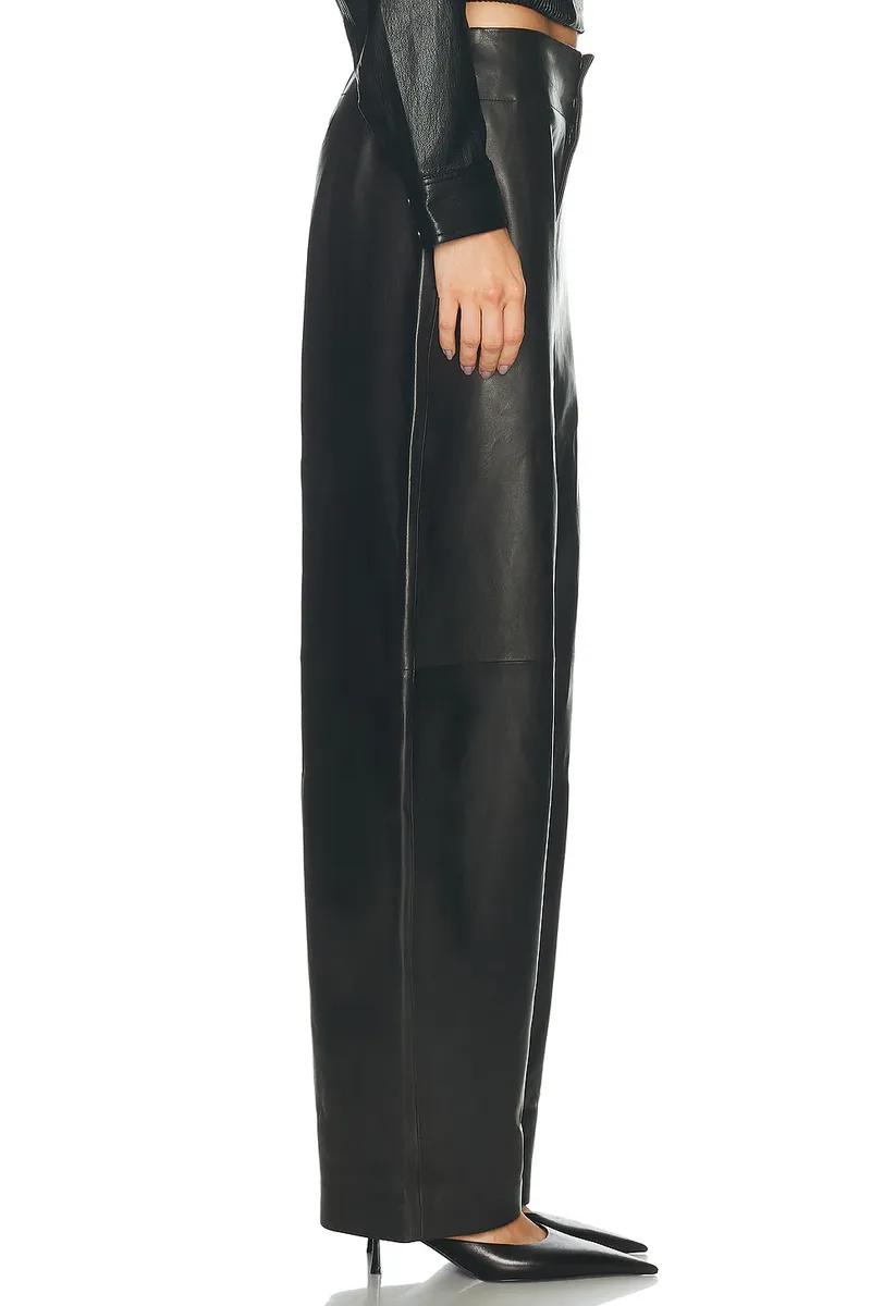 EAVES Mai Sculptural Leather Pant | Thumbnail 3 EAVES Mai Sculptural Leather Pant | Thumbnail 3