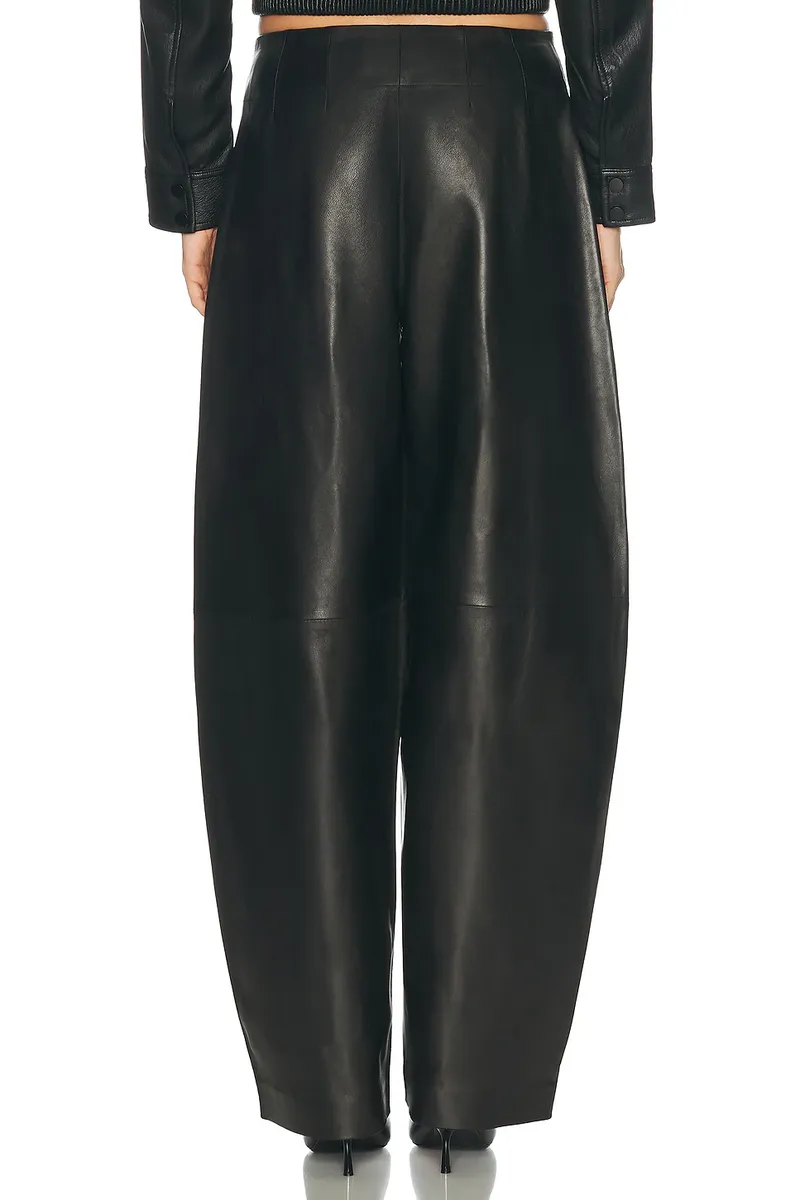 EAVES Mai Sculptural Leather Pant | Thumbnail 4 EAVES Mai Sculptural Leather Pant | Thumbnail 4