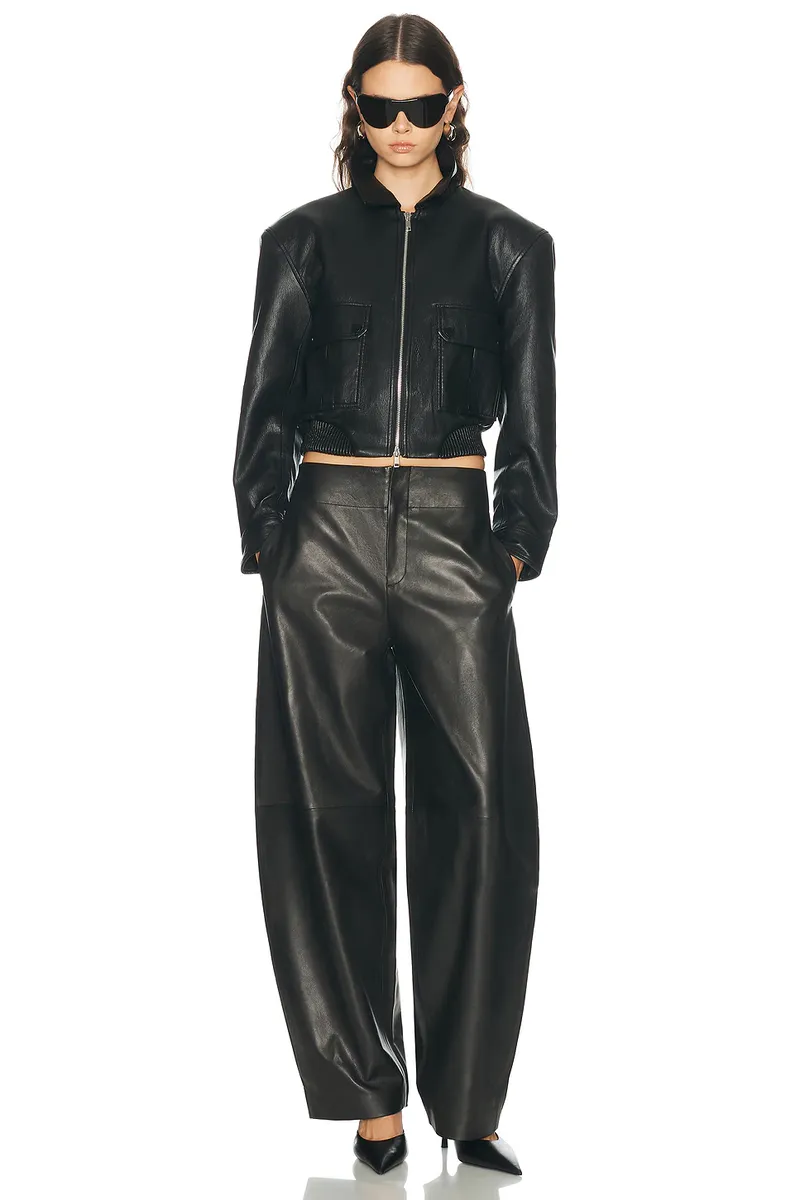 EAVES Mai Sculptural Leather Pant | Thumbnail 5 EAVES Mai Sculptural Leather Pant | Thumbnail 5