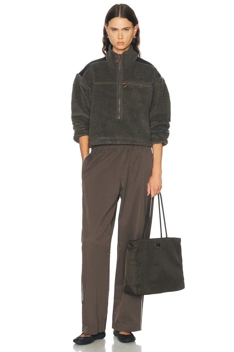 NikeSKIMS Sherpa Half Zip Jacket | Thumbnail 4 NikeSKIMS Sherpa Half Zip Jacket | Thumbnail 4