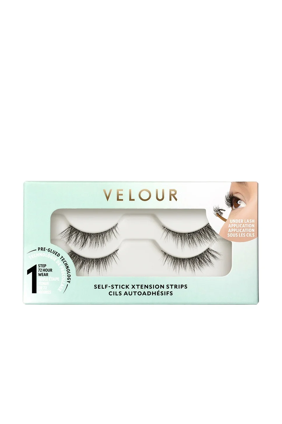 Velour Lashes Lightly Lifted Velour-Xtensions Self-Stick Strip Lashes