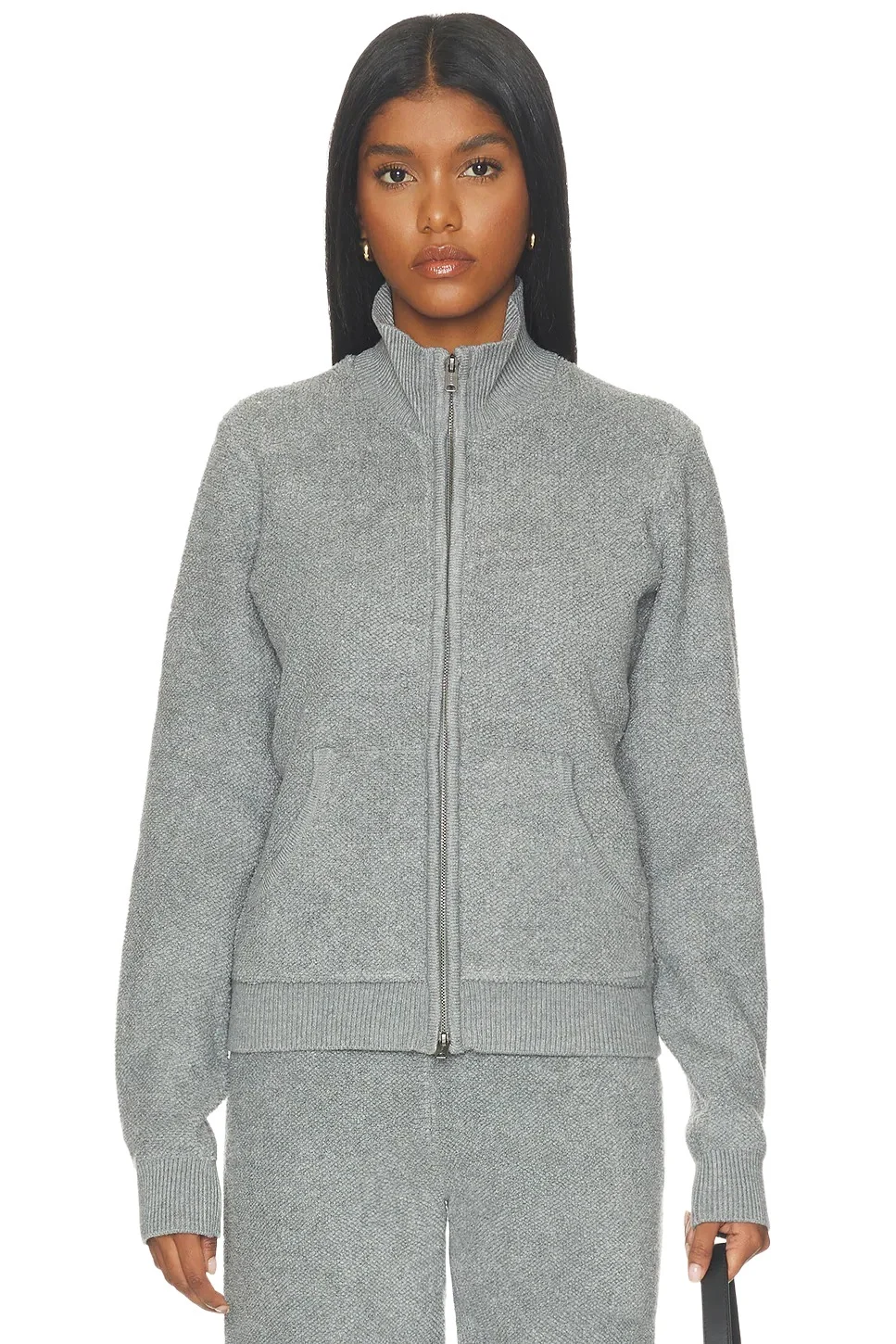 Skims Sherpa Knit Zip Up | Thumbnail 1 Skims Sherpa Knit Zip Up | Thumbnail 1