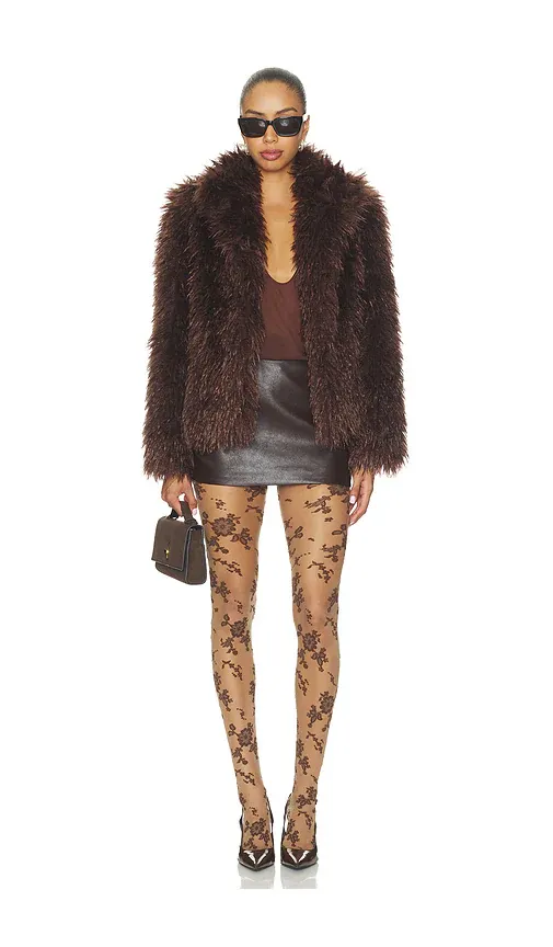 Free People Flocked Floral Tight | Thumbnail 2 Free People Flocked Floral Tight | Thumbnail 2