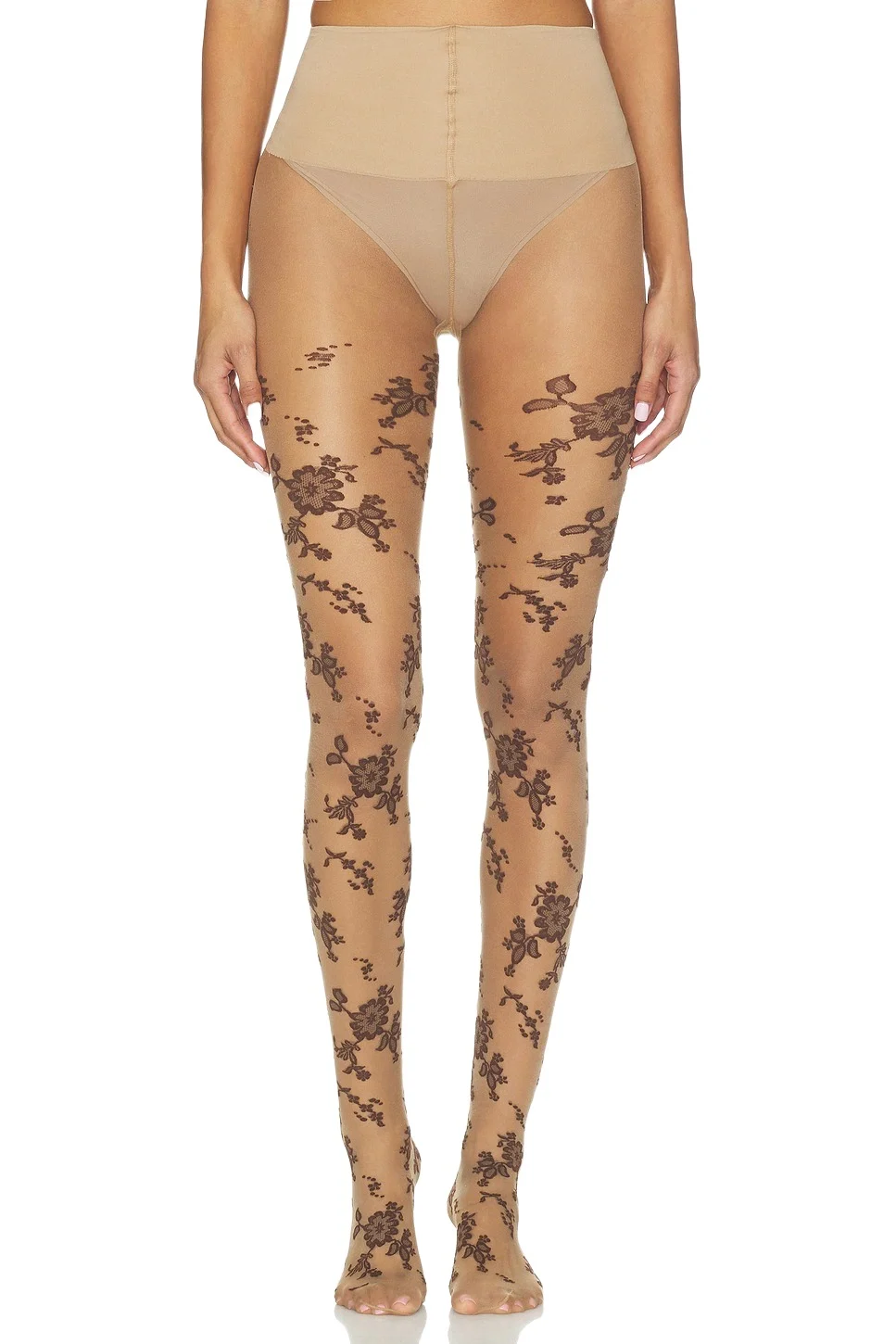 Free People Flocked Floral Tight