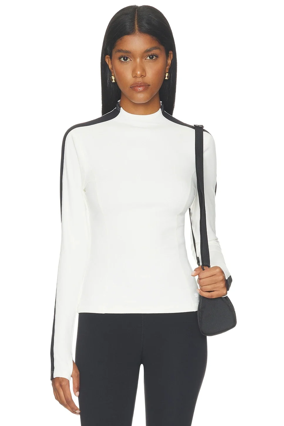 Splits59 Isabelle Airweight Lite Mock Neck Baselayer Top