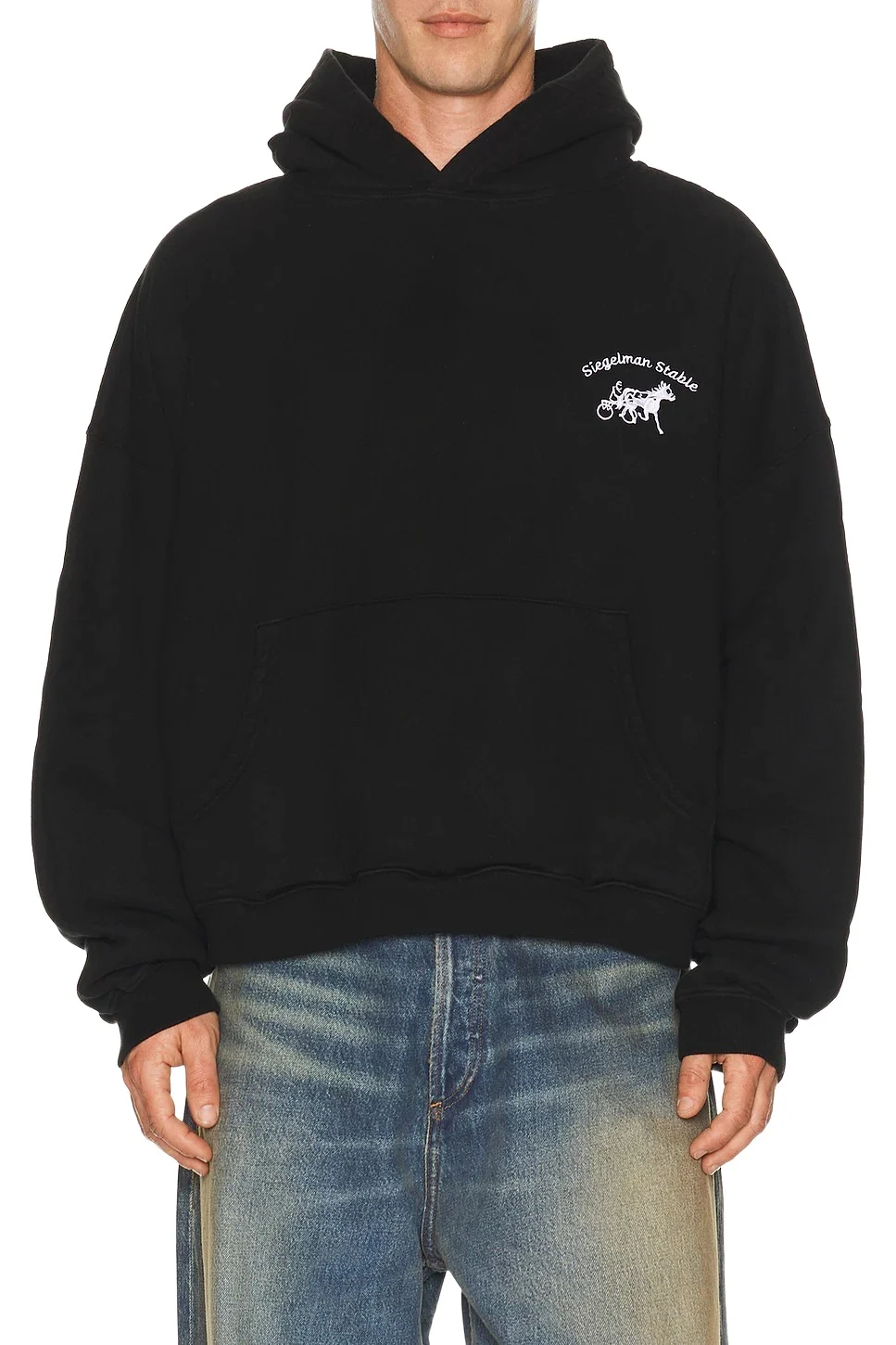 Siegelman Stable Logo Embroidered Hoodie