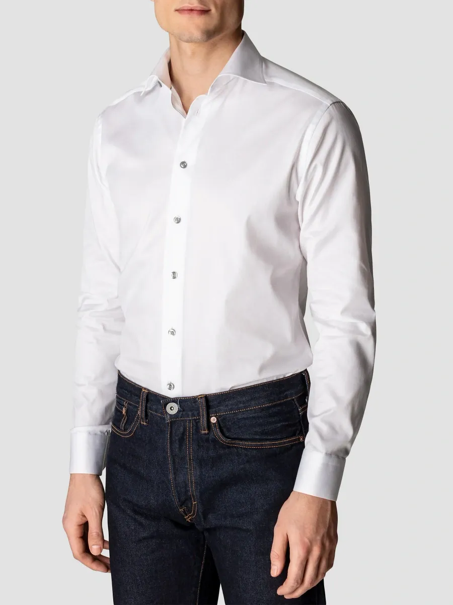 Eton Men's Slim-Fit Twill Shirt | Thumbnail 3 Eton Men's Slim-Fit Twill Shirt | Thumbnail 3