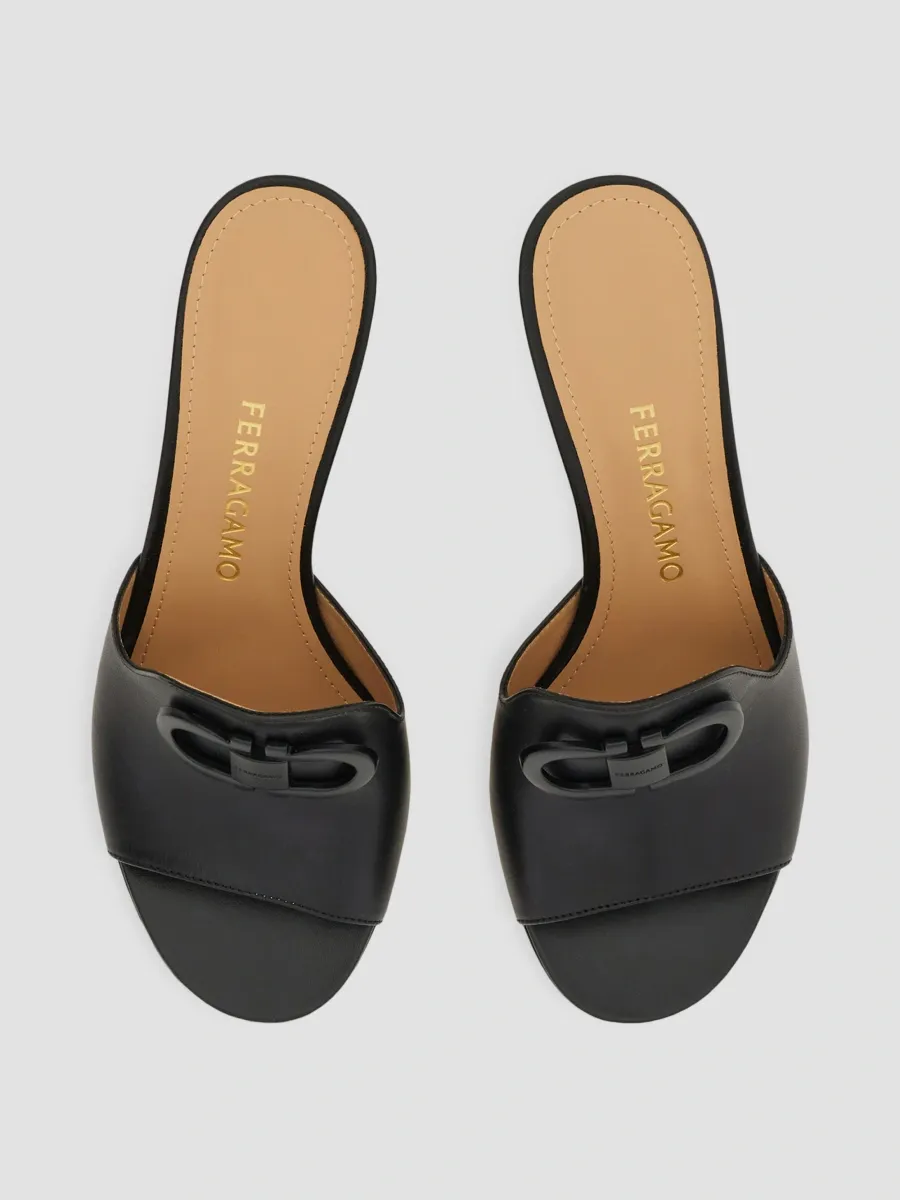 Ferragamo Women's Gancini 55MM Rexy Mules | Thumbnail 4