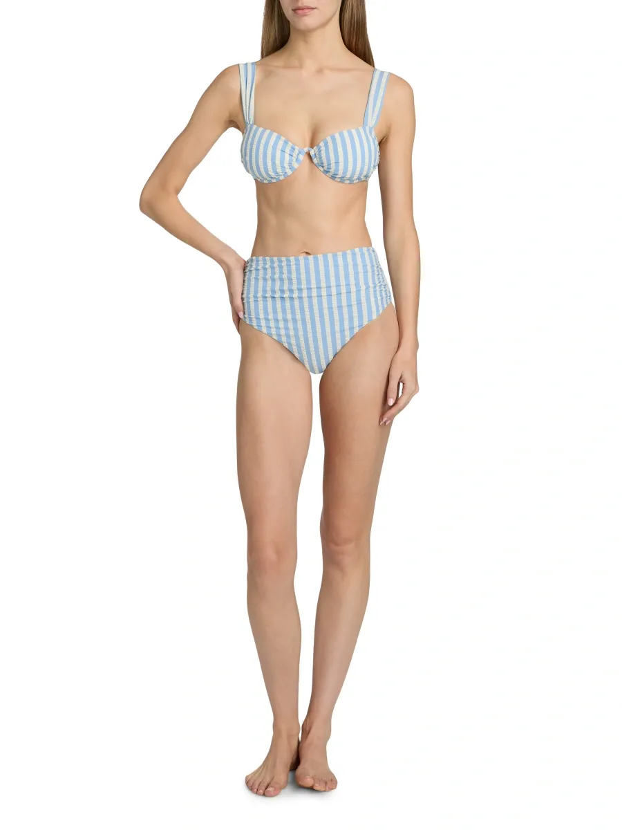 Simkhai Women's Anniston Striped Bikini Top | Thumbnail 2 Simkhai Women's Anniston Striped Bikini Top | Thumbnail 2