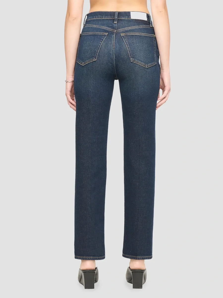 RE/DONE Women's Core Pipe High-Rise Straight-Leg Jeans | Thumbnail 2 RE/DONE Women's Core Pipe High-Rise Straight-Leg Jeans | Thumbnail 2