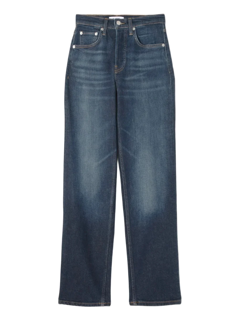 Women's Core Pipe High-Rise Straight-Leg Jeans Women's Core Pipe High-Rise Straight-Leg Jeans