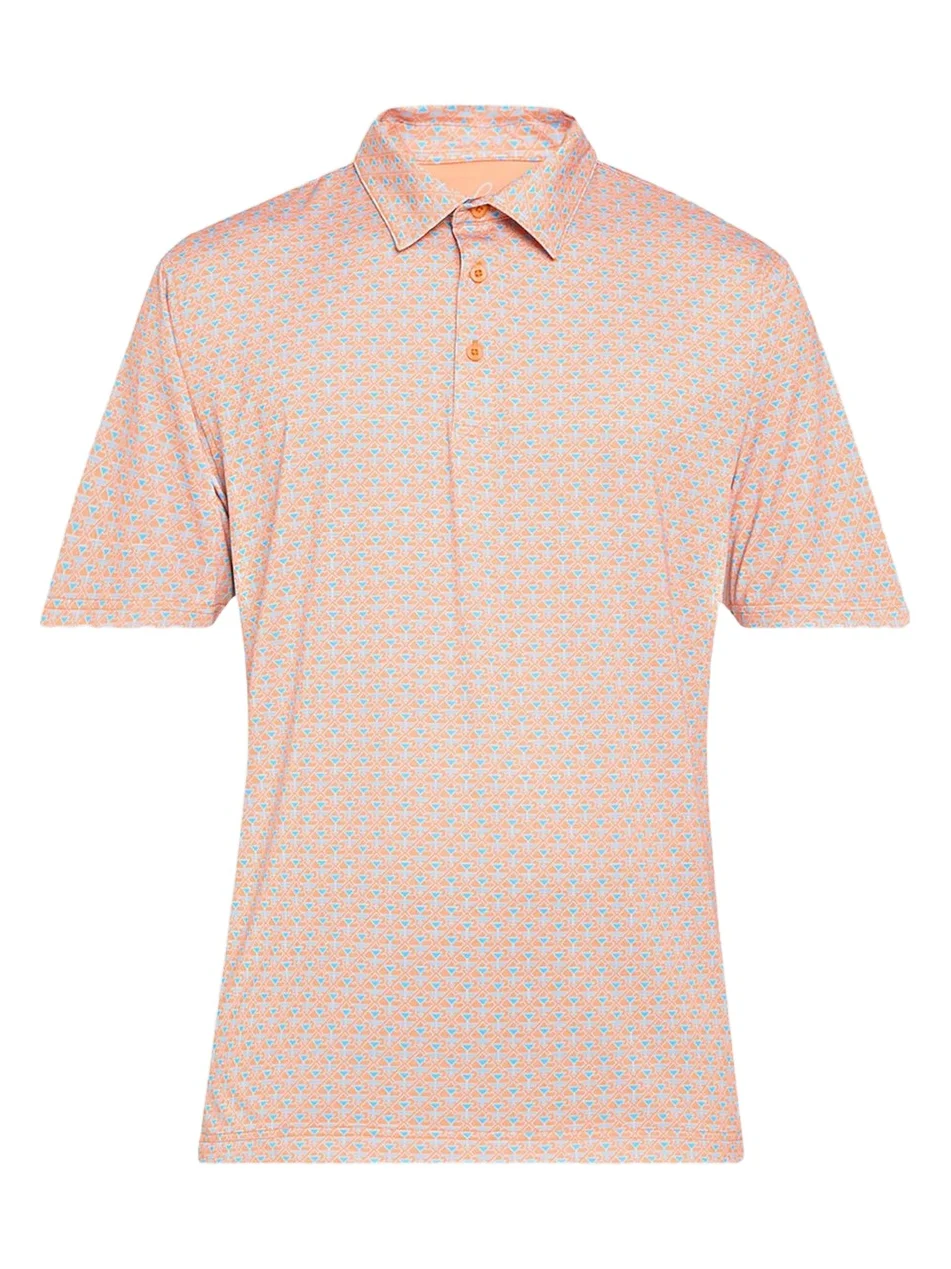 Robert Graham Men's Links & Drinks Knit Polo Shirt