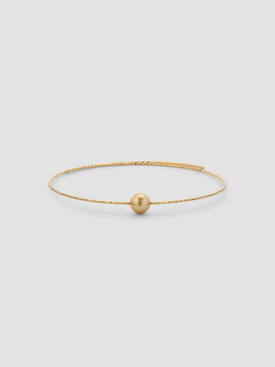 Pearls By Shari Women's Sparkle 18K Yellow Gold & Cultured Pearl Choker Necklace | Thumbnail 4