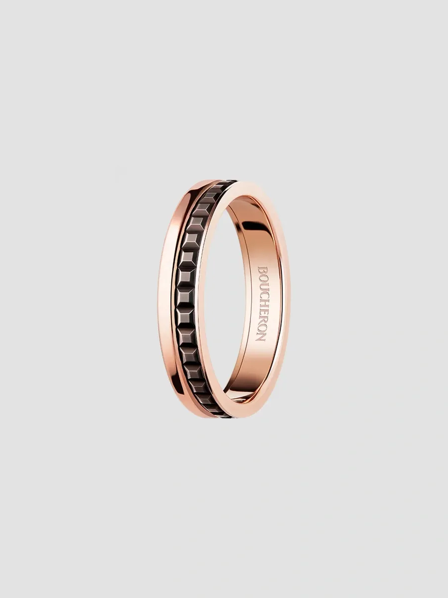 Boucheron Women's Quatre Classique 18K-Two-Tone-Gold Wedding Band | Thumbnail 3 Boucheron Women's Quatre Classique 18K-Two-Tone-Gold Wedding Band | Thumbnail 3