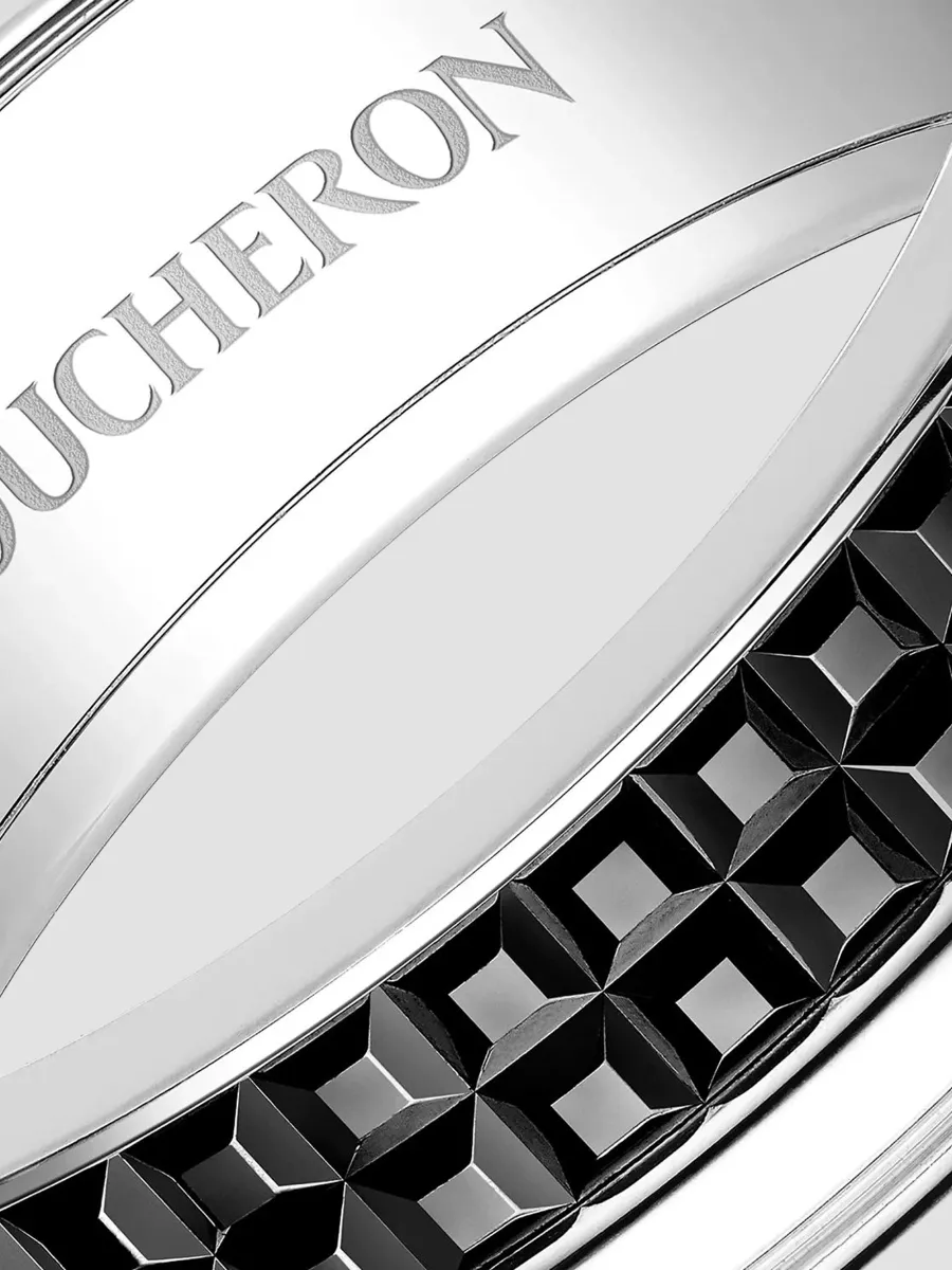 Boucheron Women's Quatre Large 18K White Gold & Black PVD Wedding Band | Thumbnail 3