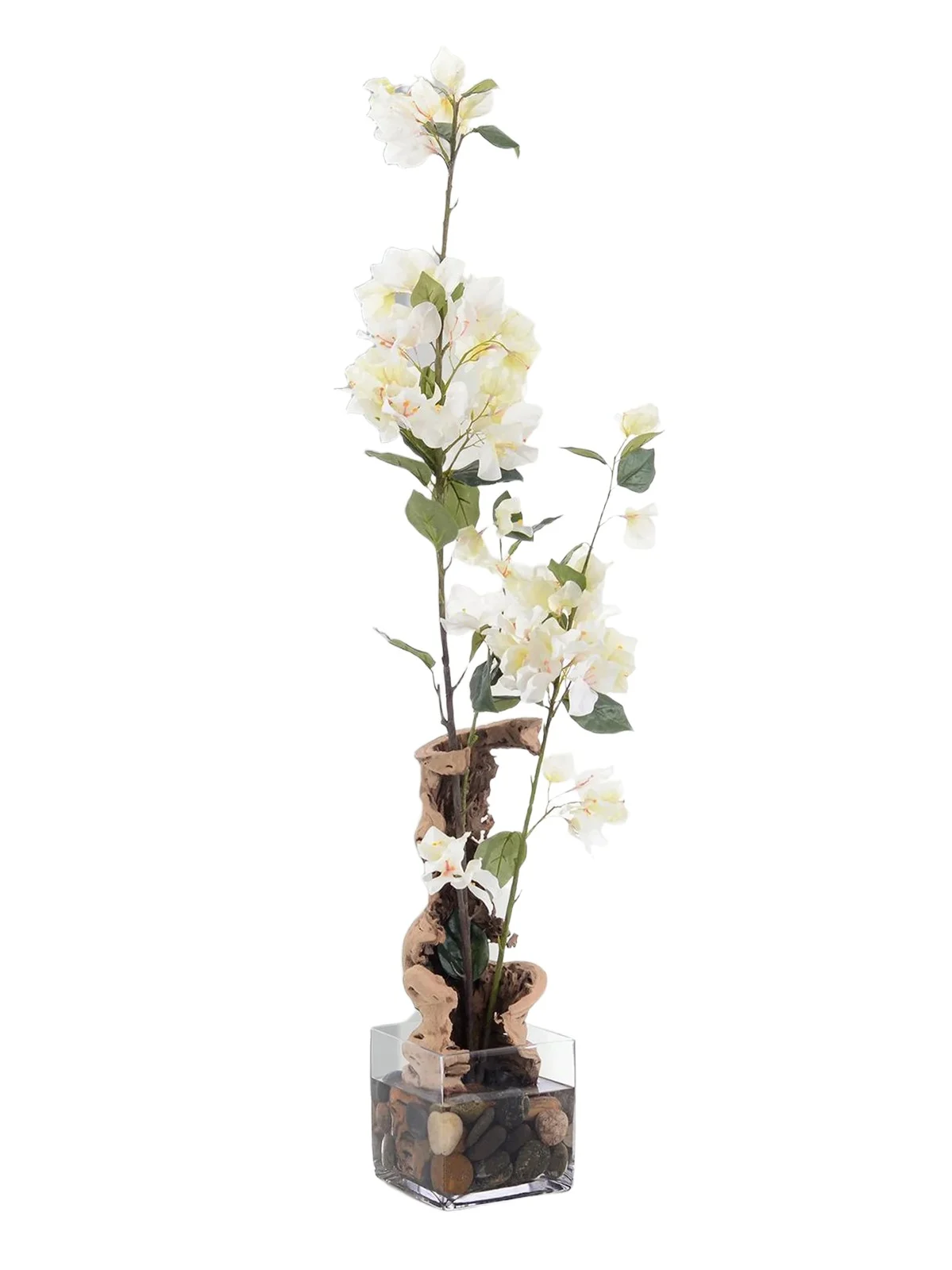 Tropical Flowers Faux-Floral Arrangement