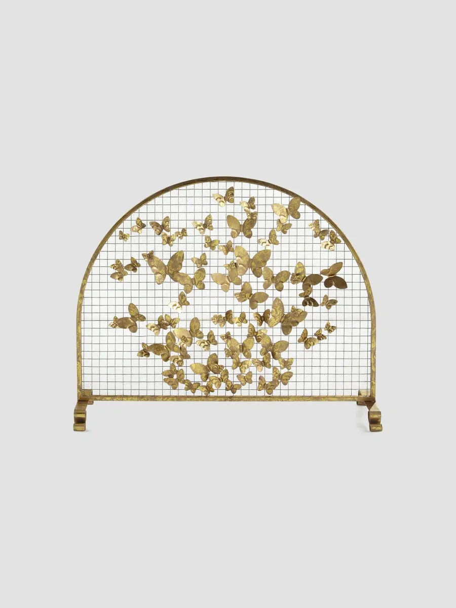 Dr. Livingston Arched Butterfly Fire Screen | Thumbnail 2 Dr. Livingston Arched Butterfly Fire Screen | Thumbnail 2