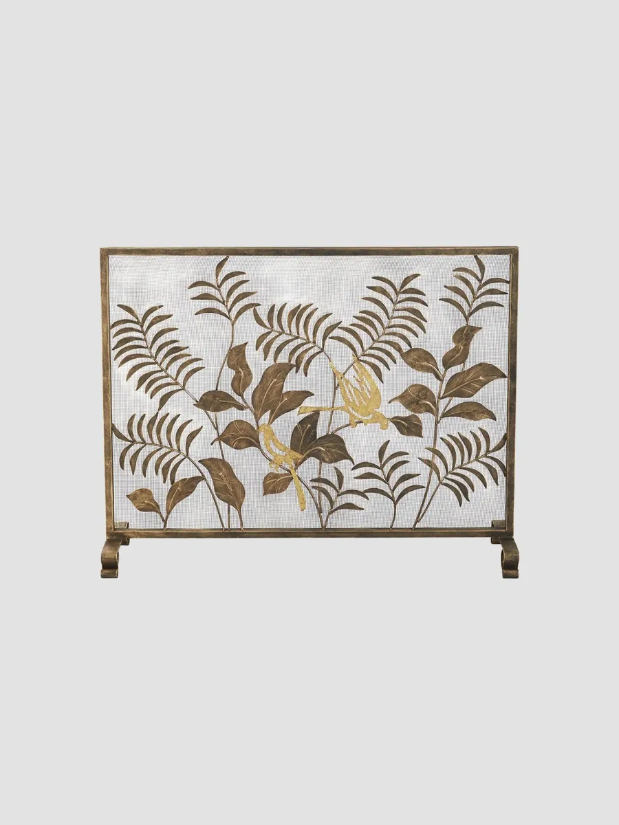 Dr. Livingston Bird Accent Iron Fire Screen | Thumbnail 2 Dr. Livingston Bird Accent Iron Fire Screen | Thumbnail 2