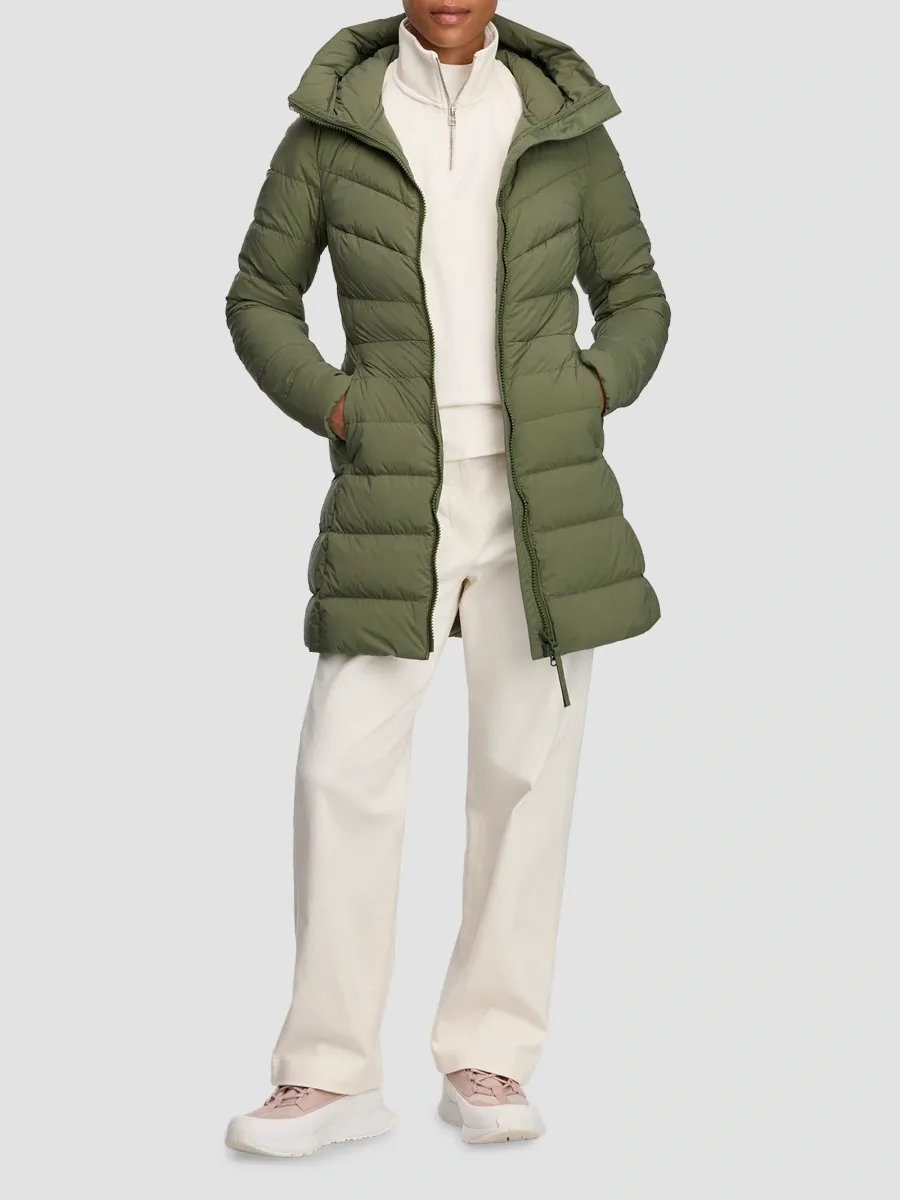 Canada Goose Women's Clair Quilted Stretch-Nylon Slim-Fit Coat | Thumbnail 2 Canada Goose Women's Clair Quilted Stretch-Nylon Slim-Fit Coat | Thumbnail 2