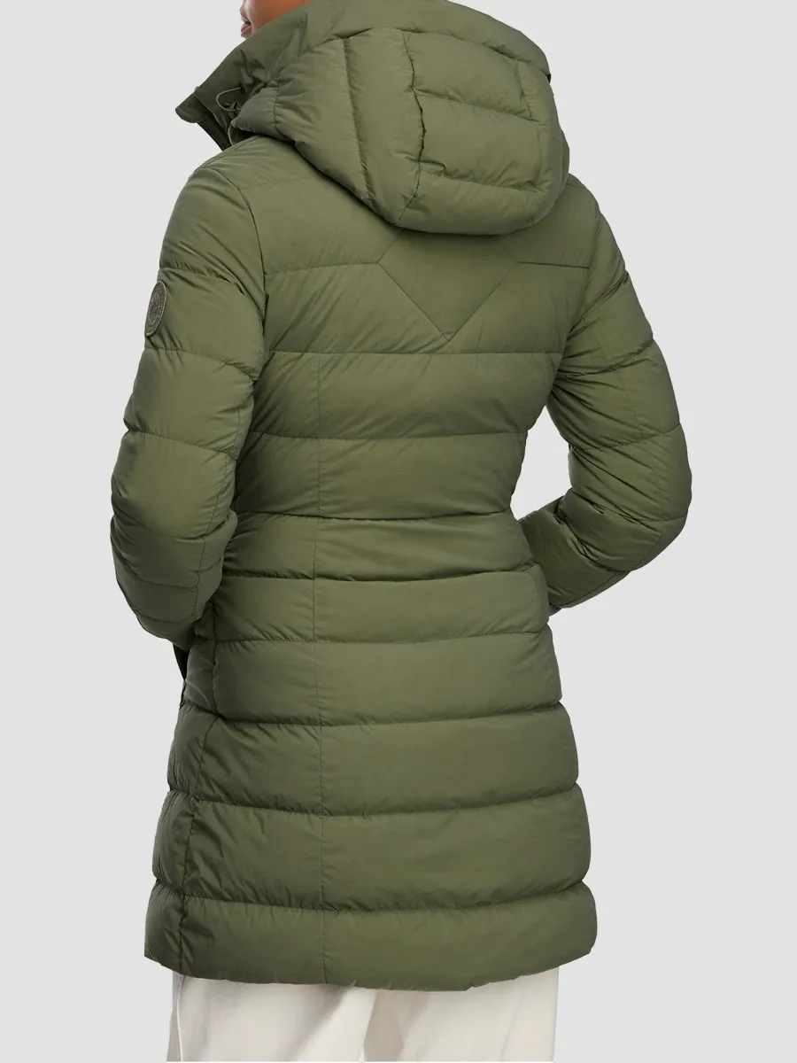 Canada Goose Women's Clair Quilted Stretch-Nylon Slim-Fit Coat | Thumbnail 3 Canada Goose Women's Clair Quilted Stretch-Nylon Slim-Fit Coat | Thumbnail 3