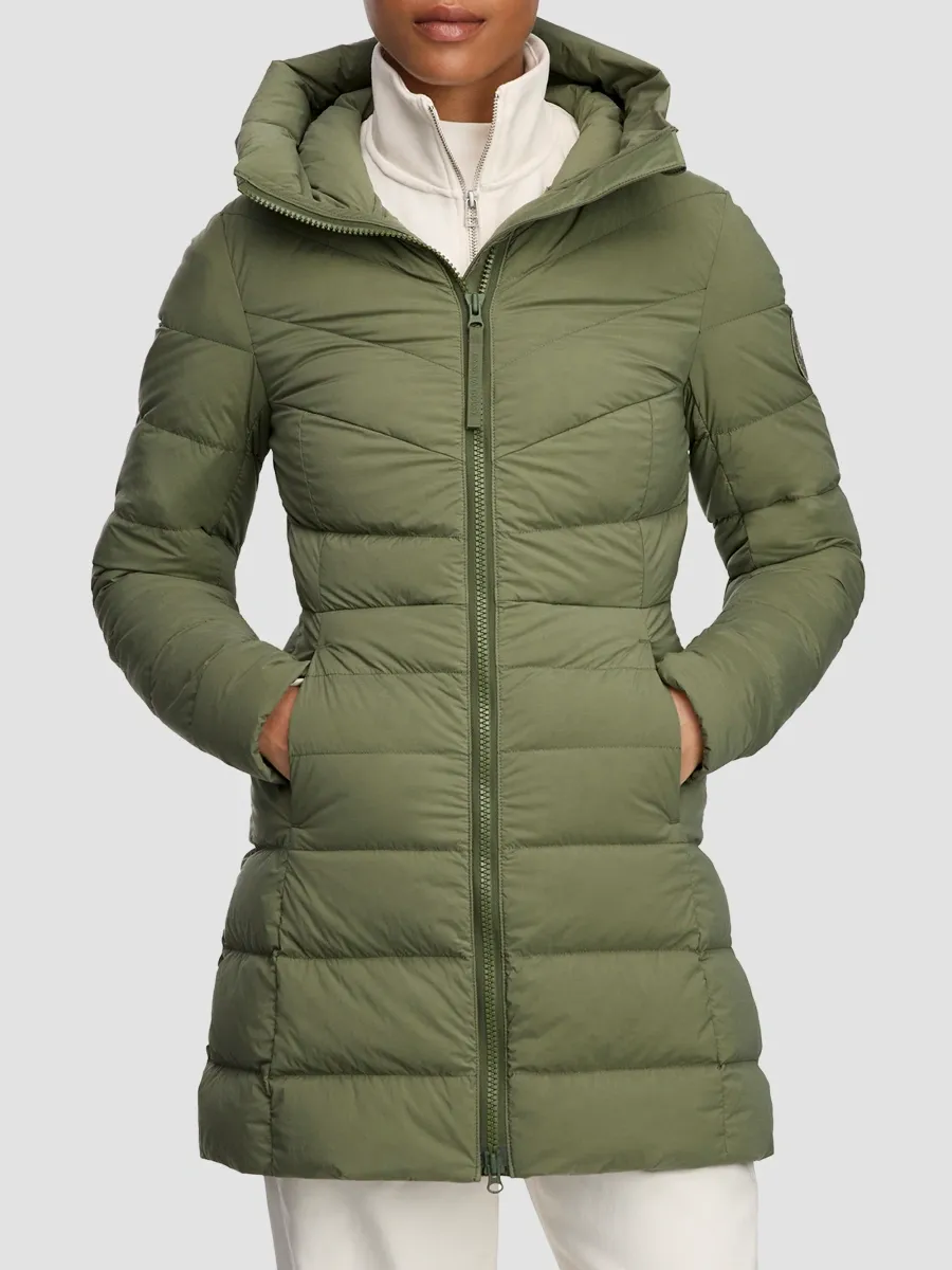 Canada Goose Women's Clair Quilted Stretch-Nylon Slim-Fit Coat | Thumbnail 4 Canada Goose Women's Clair Quilted Stretch-Nylon Slim-Fit Coat | Thumbnail 4