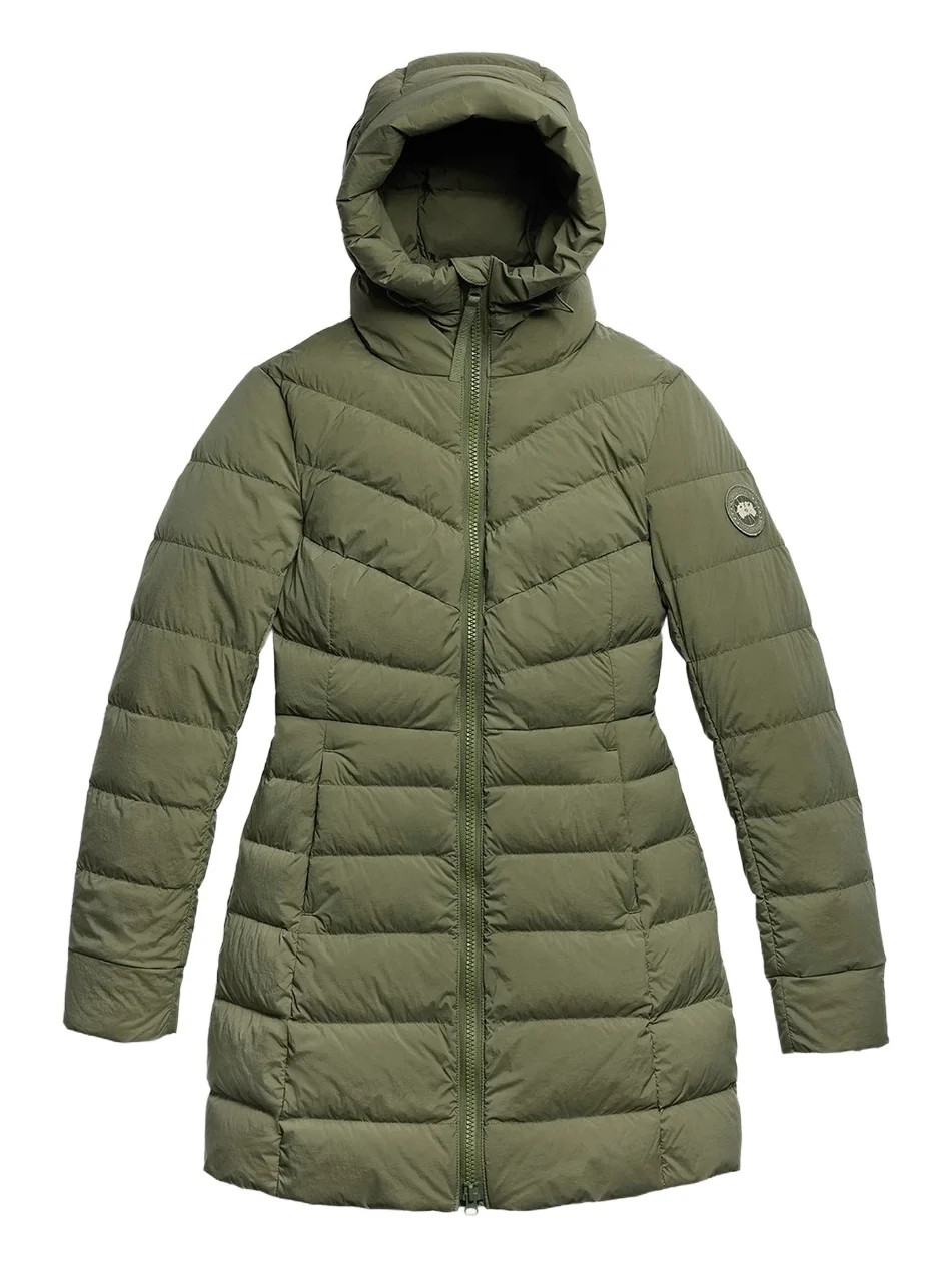 Canada Goose Women's Clair Quilted Stretch-Nylon Slim-Fit Coat