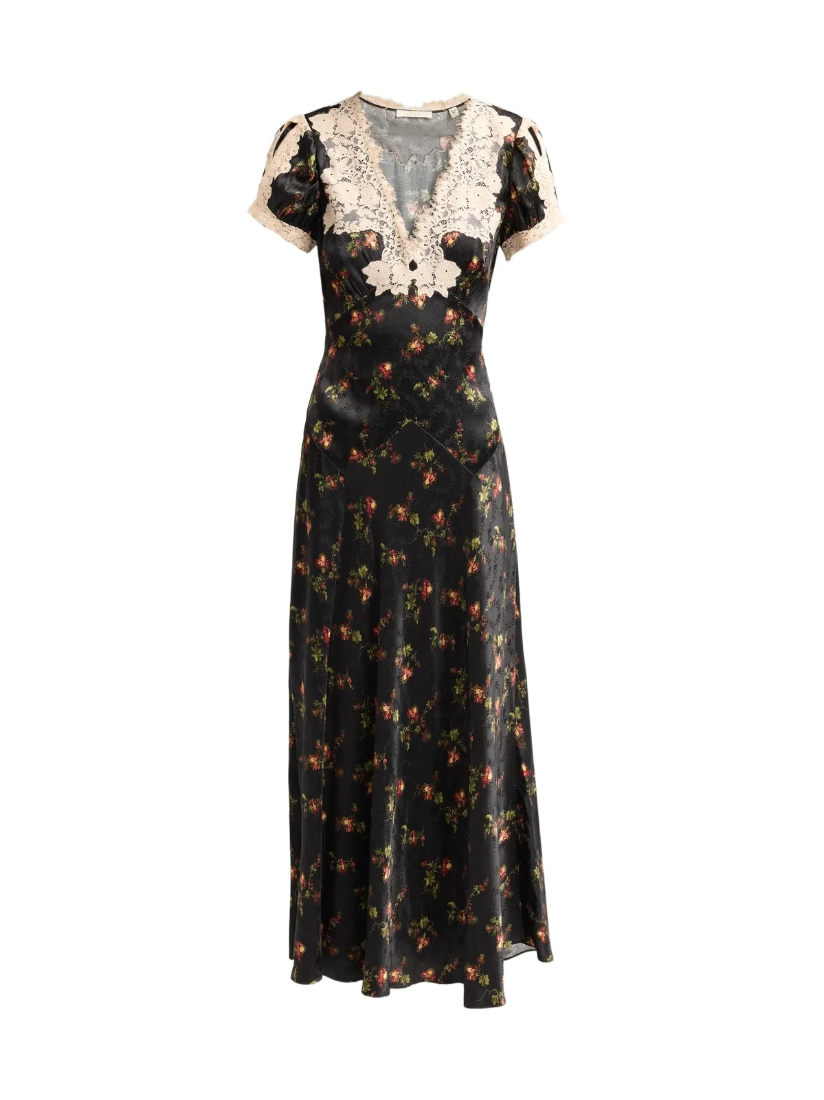 Women's Celia Floral & Lace Midi Dress Women's Celia Floral & Lace Midi Dress