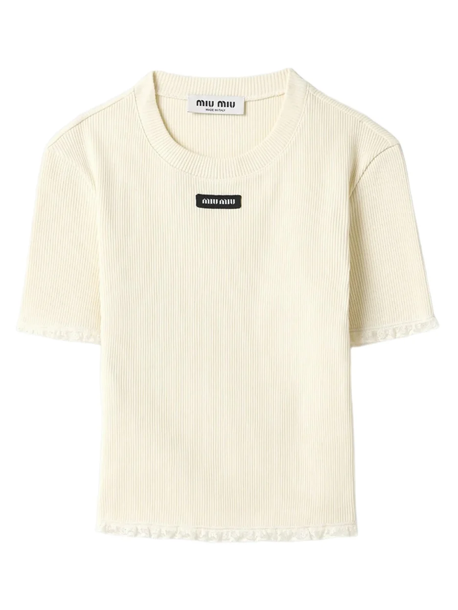 Women's Ribbed Jersey T-Shirt