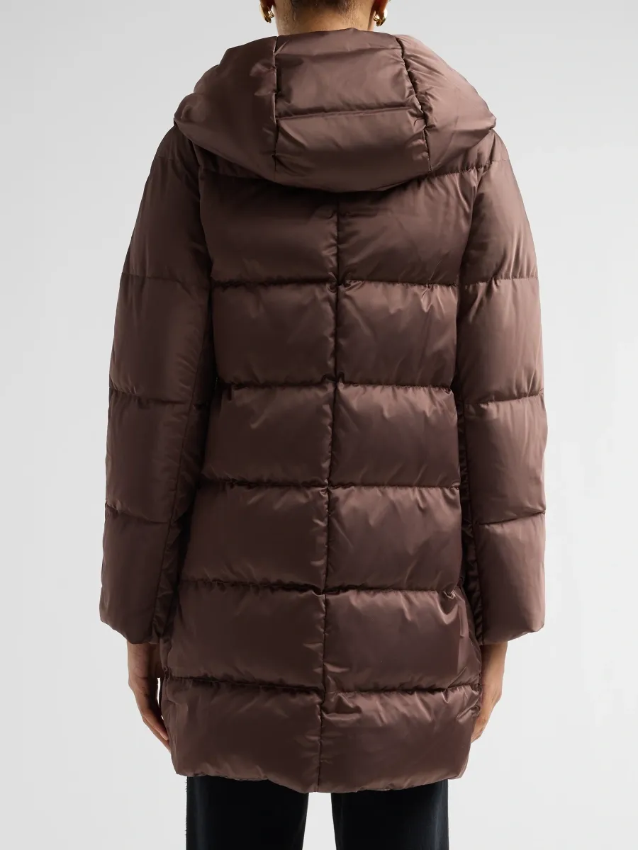 HERNO Women's Sateen Nylon Puffer Coat | Thumbnail 3 HERNO Women's Sateen Nylon Puffer Coat | Thumbnail 3