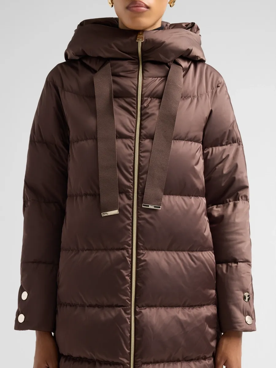 HERNO Women's Sateen Nylon Puffer Coat | Thumbnail 5 HERNO Women's Sateen Nylon Puffer Coat | Thumbnail 5