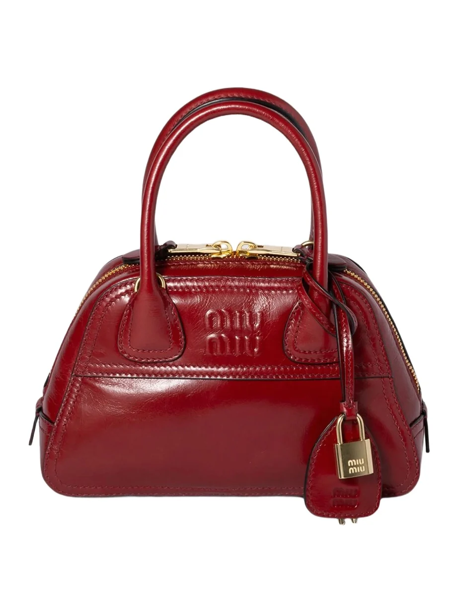 Women's Vivant Shiny Leather Mini Top Handle Bag Women's Vivant Shiny Leather Mini Top Handle Bag