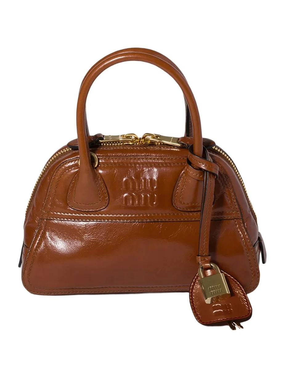Women's Vivant Shiny Leather Mini Top Handle Bag Women's Vivant Shiny Leather Mini Top Handle Bag