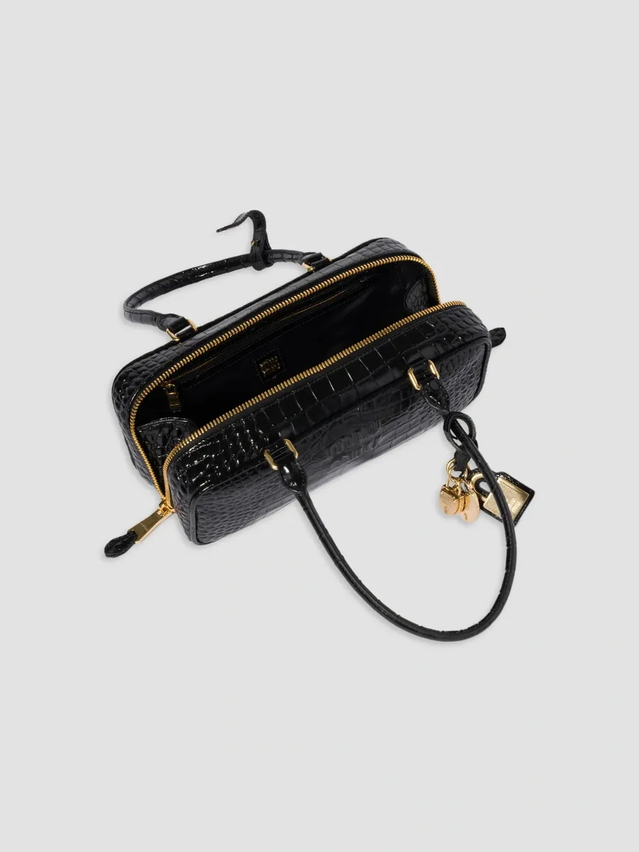 Miu Miu Women's Beau Shoulder Bag in Crocodile Embossed Leather | Thumbnail 4