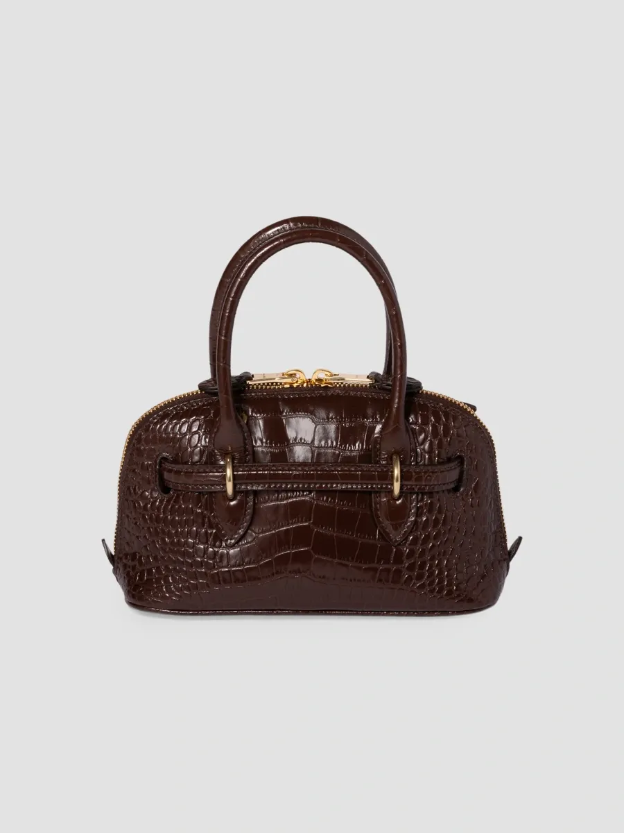 Miu Miu Women's Aventure Crocodile Embossed Calfskin Top Handle Mini Bag | Thumbnail 5 Miu Miu Women's Aventure Crocodile Embossed Calfskin Top Handle Mini Bag | Thumbnail 5