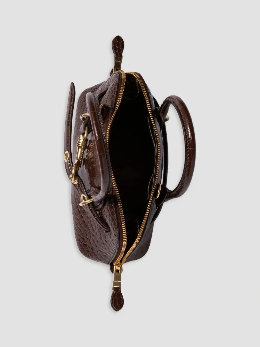 Miu Miu Women's Aventure Crocodile Embossed Calfskin Top Handle Mini Bag | Thumbnail 6 Miu Miu Women's Aventure Crocodile Embossed Calfskin Top Handle Mini Bag | Thumbnail 6
