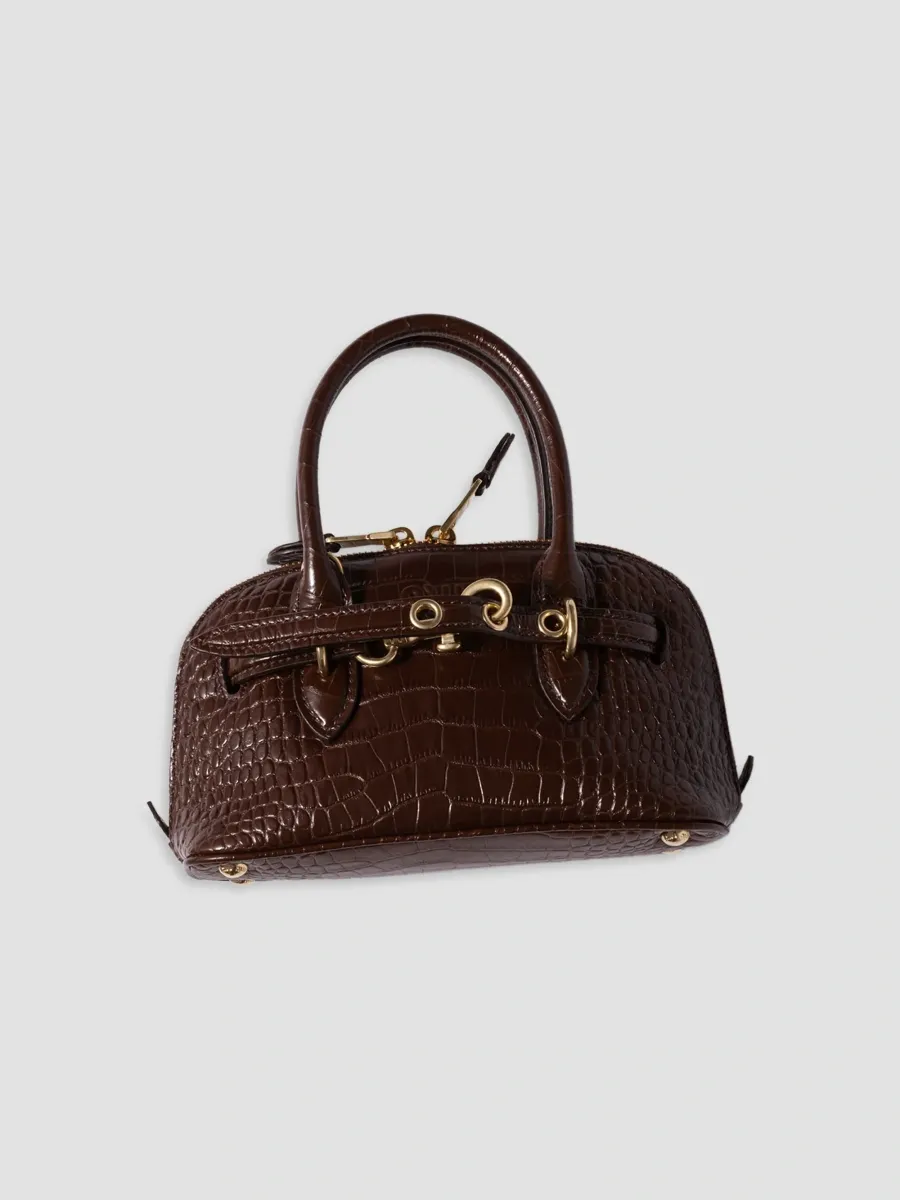 Miu Miu Women's Aventure Crocodile Embossed Calfskin Top Handle Mini Bag | Thumbnail 7 Miu Miu Women's Aventure Crocodile Embossed Calfskin Top Handle Mini Bag | Thumbnail 7