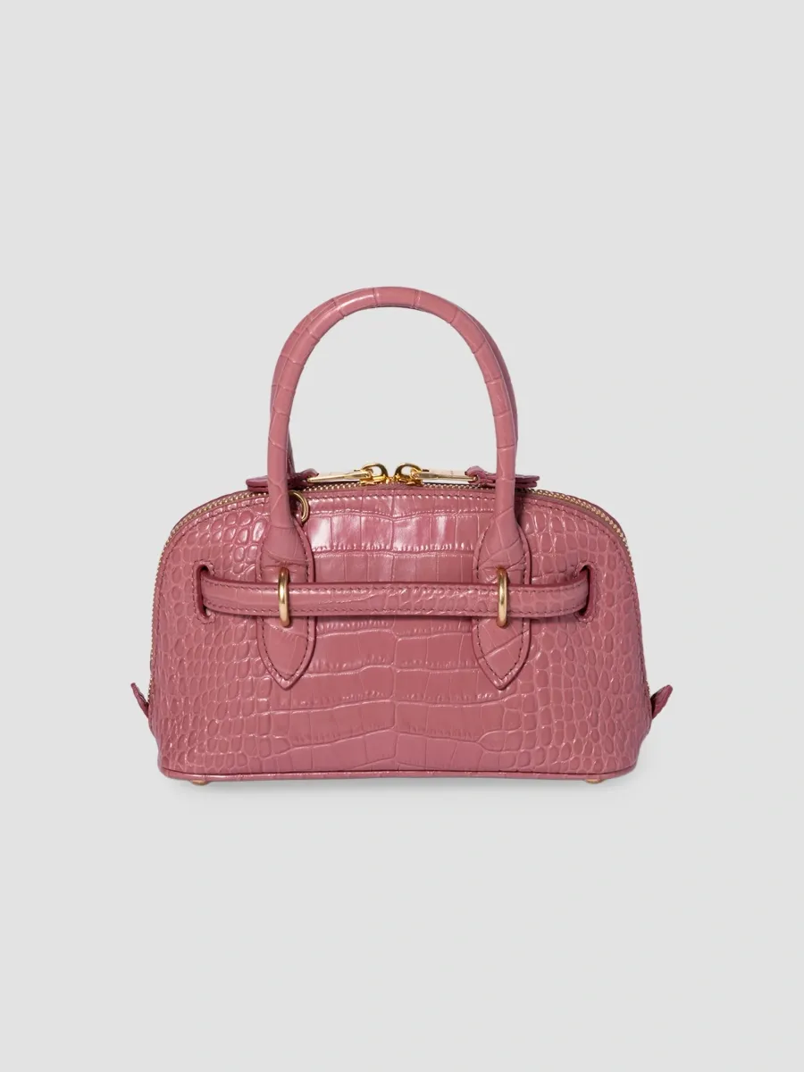 Miu Miu Women's Aventure Crocodile Embossed Calfskin Top Handle Mini Bag | Thumbnail 3 Miu Miu Women's Aventure Crocodile Embossed Calfskin Top Handle Mini Bag | Thumbnail 3