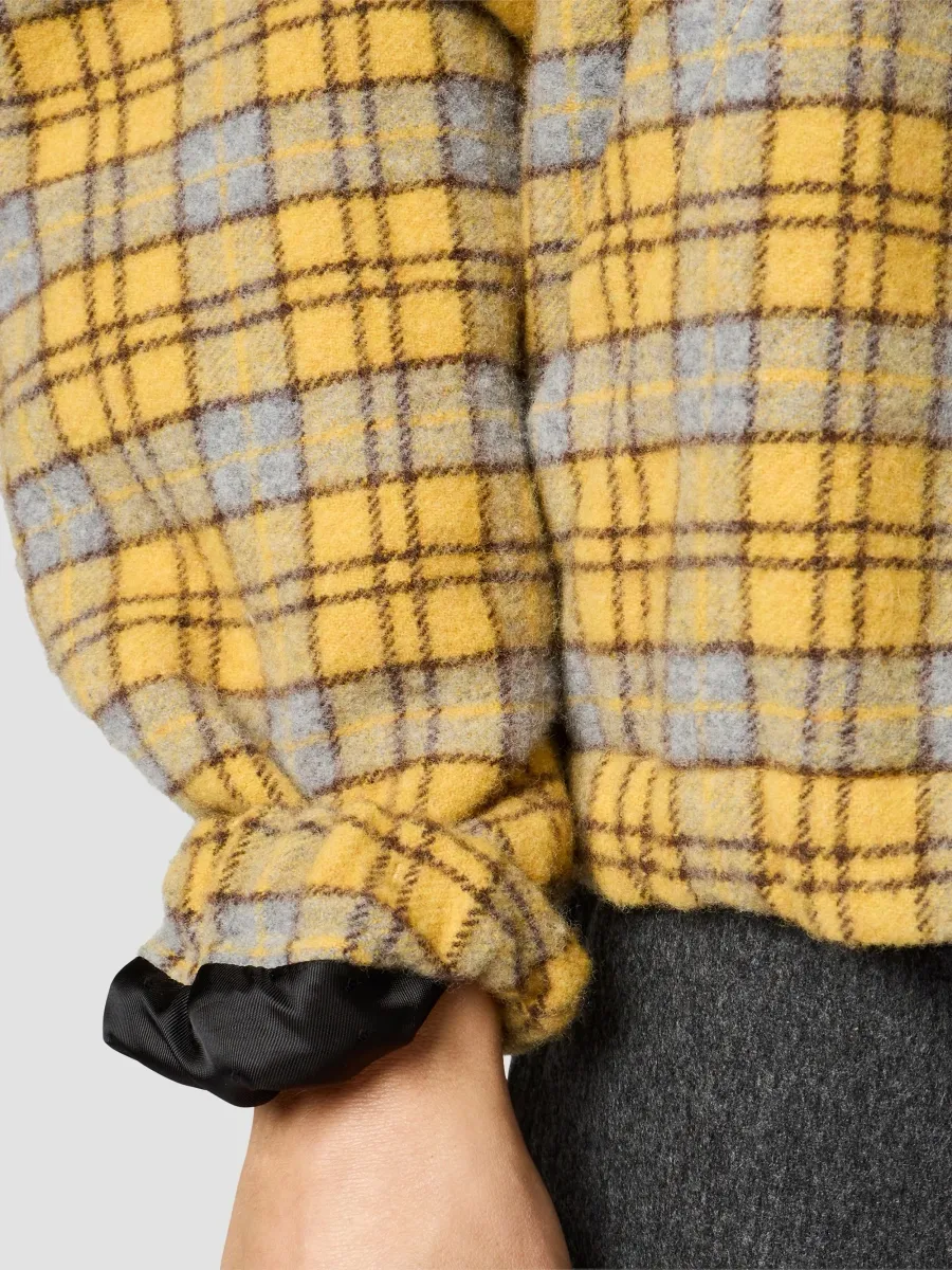 Miu Miu Women's Plaid Blouson Jacket | Thumbnail 7 Miu Miu Women's Plaid Blouson Jacket | Thumbnail 7