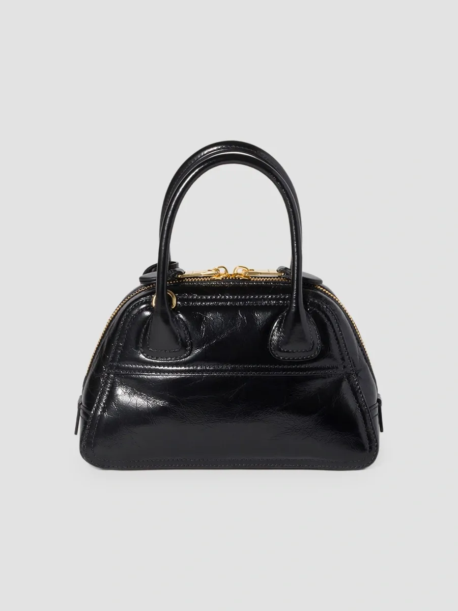 Miu Miu Women's Vivant Shiny Leather Mini Top Handle Bag | Thumbnail 3 Miu Miu Women's Vivant Shiny Leather Mini Top Handle Bag | Thumbnail 3