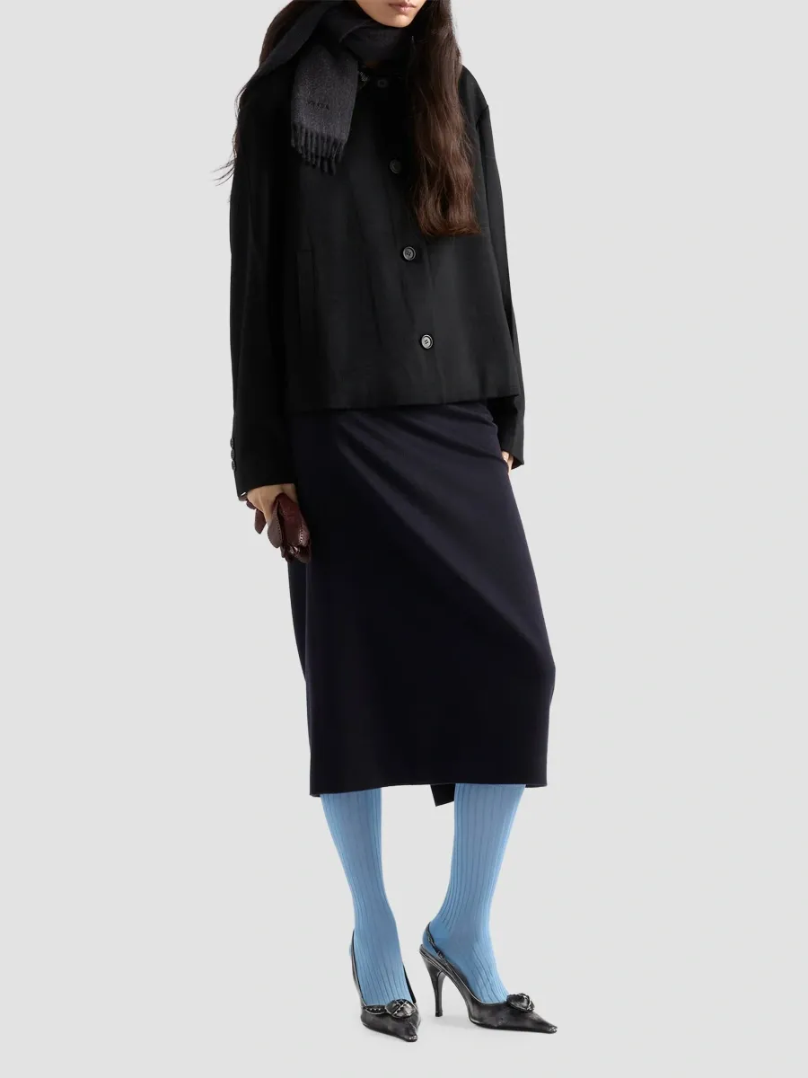 Prada Women's Single-Breasted Cashmere Jacket | Thumbnail 2