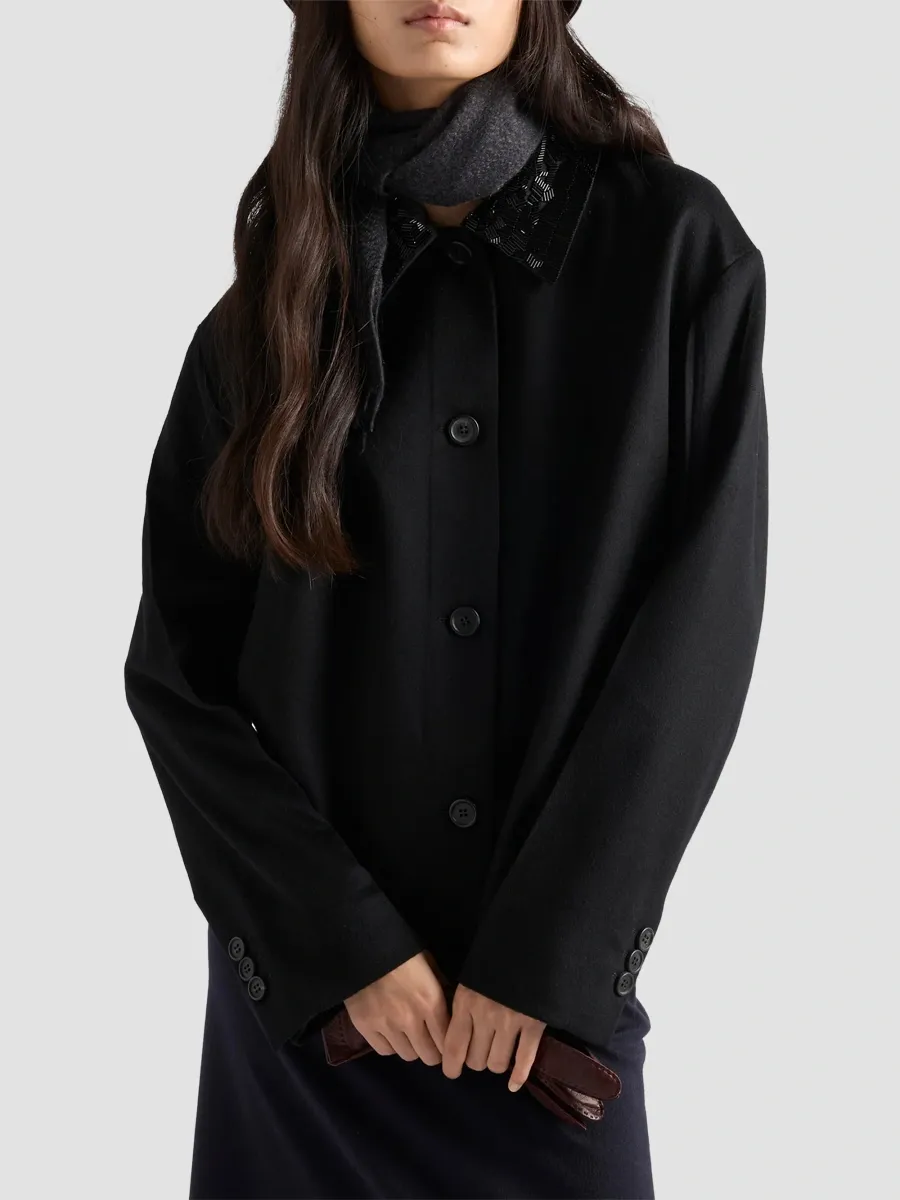 Prada Women's Single-Breasted Cashmere Jacket | Thumbnail 5